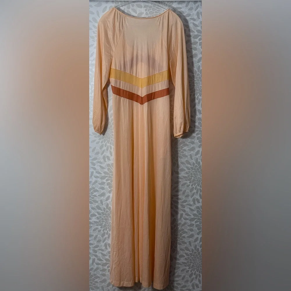 SET Vintage Gossard Artemis 70s Women’s L ROBE + SLIP Set Lingerie Nightie Dress - Picture 4 of 12